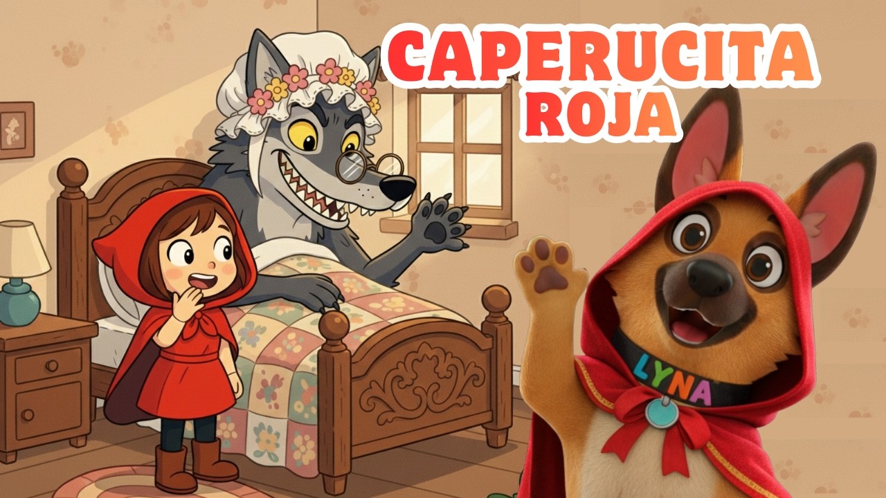 Caperucita roja | un cuento divertido con Lyna | Mundo Lyna