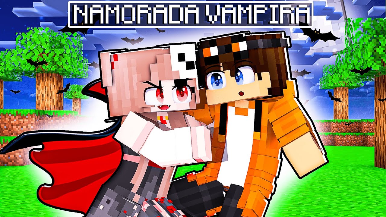 A NAMORADA do STHAN virou uma VAMPIRA  no Minecraft!