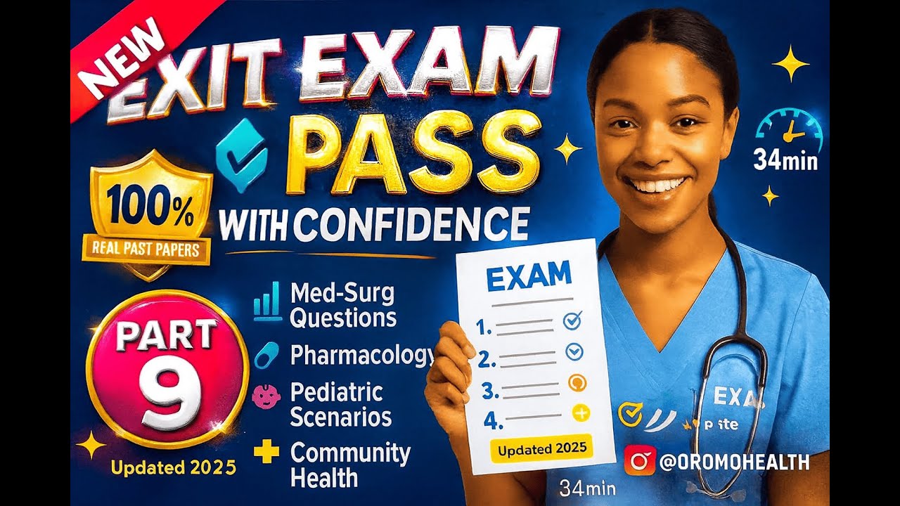 Pass BSC Nursing Exit Exam With These 13 Questions! PART 9