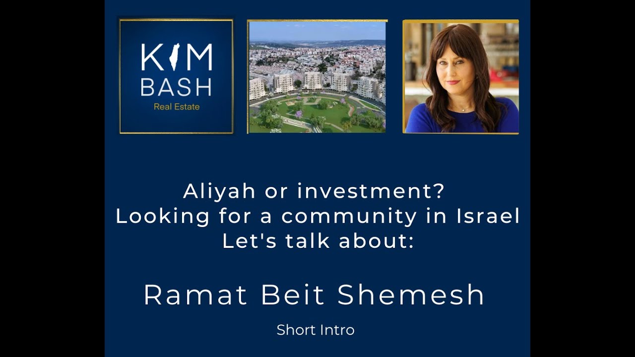 Opportunities to buy on paper in Ramat Beit Shemesh
