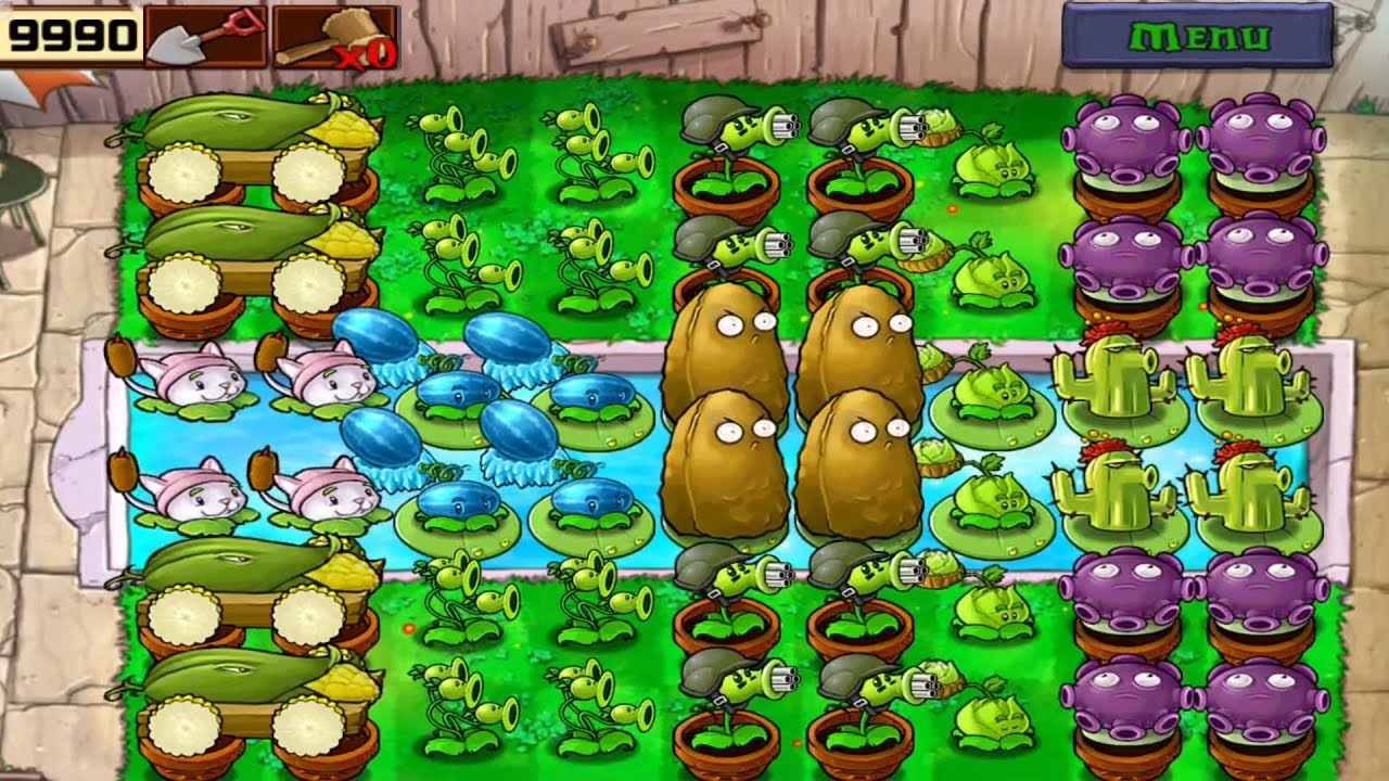 Plants Vs Zombies | Last Stand Endless | Strategy Plants Vs All Zombies Gameplay Full HD 1080p 60fps