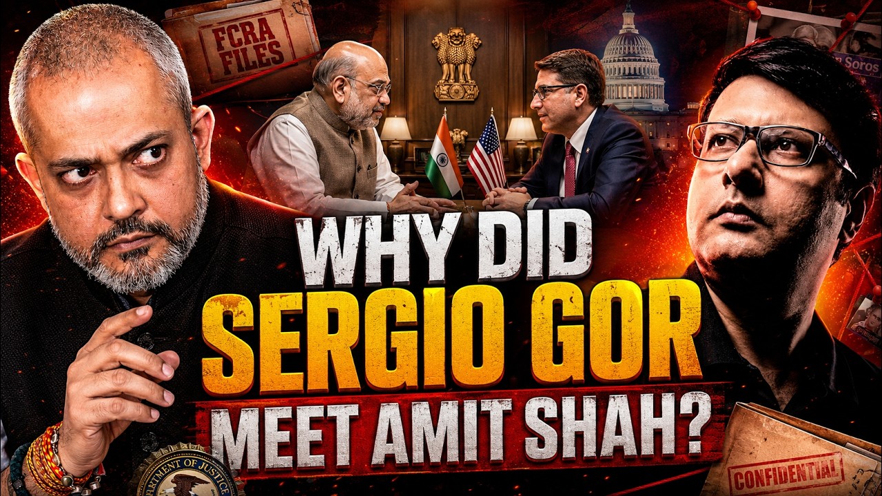 Why did Sergio Gor Meet Amit Shah? FCRA Connection and More I Aadi Pathikrit Show
