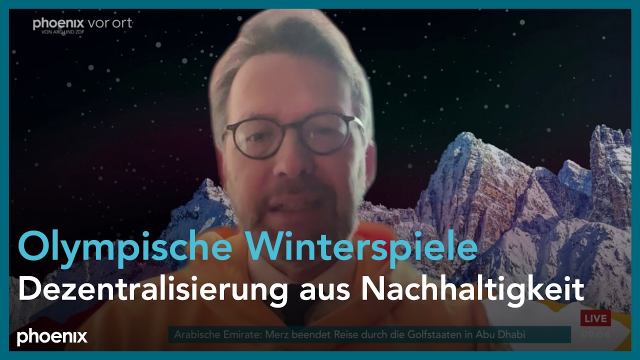phoenix tagesgespr&auml;ch mit Otto Fricke zu den Olympischen Winterspielen am 06.02.26