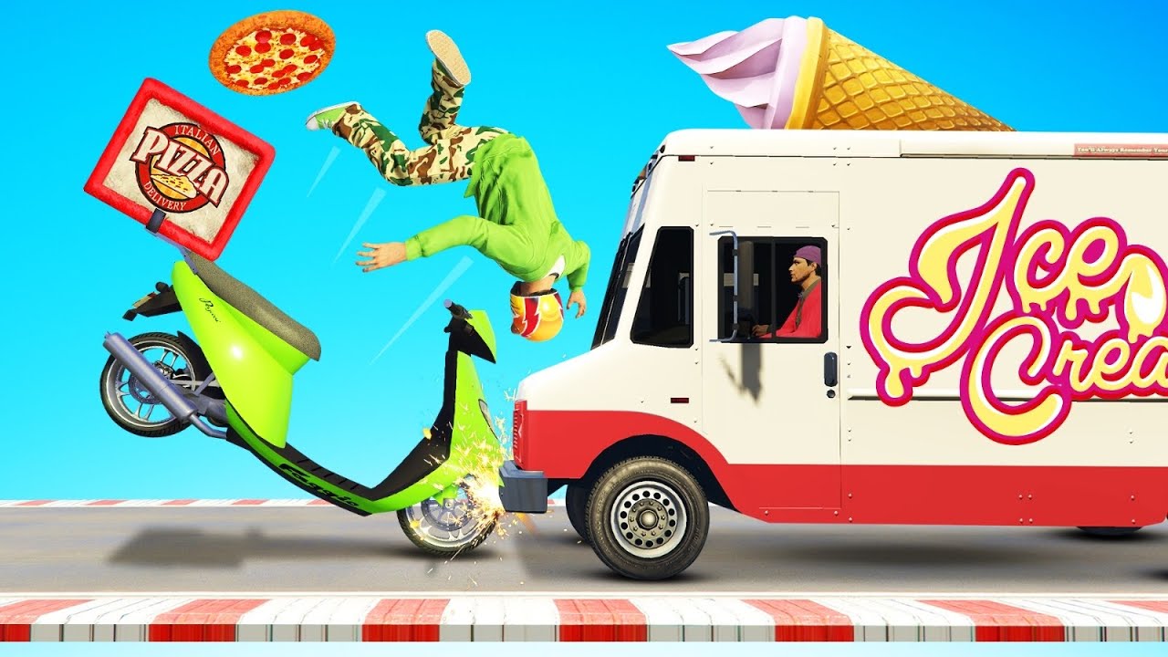 GTA 5 Face to Face As DELIVERY DRIVERS!
