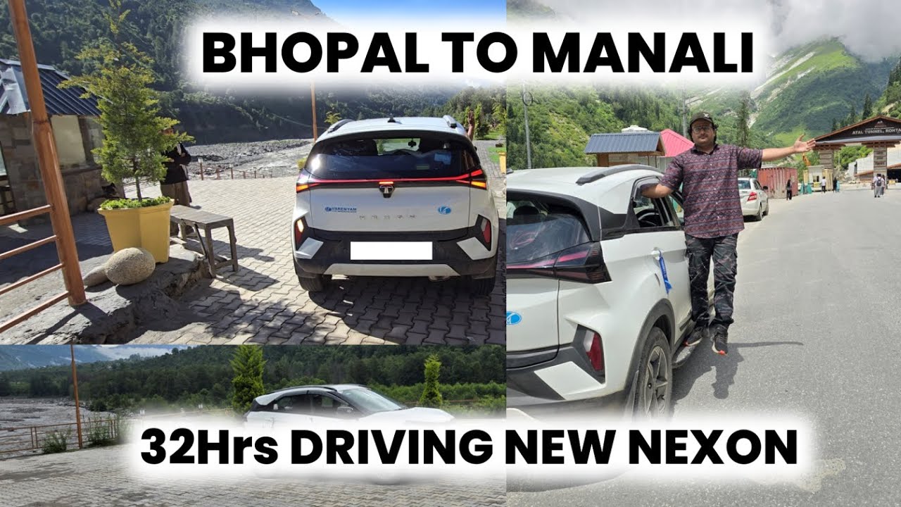 Bhopal to Manali in 32 Hrs Tata Nexon FACELIFT 2024 | Aisa Performance Expect Nahi Kia Tha