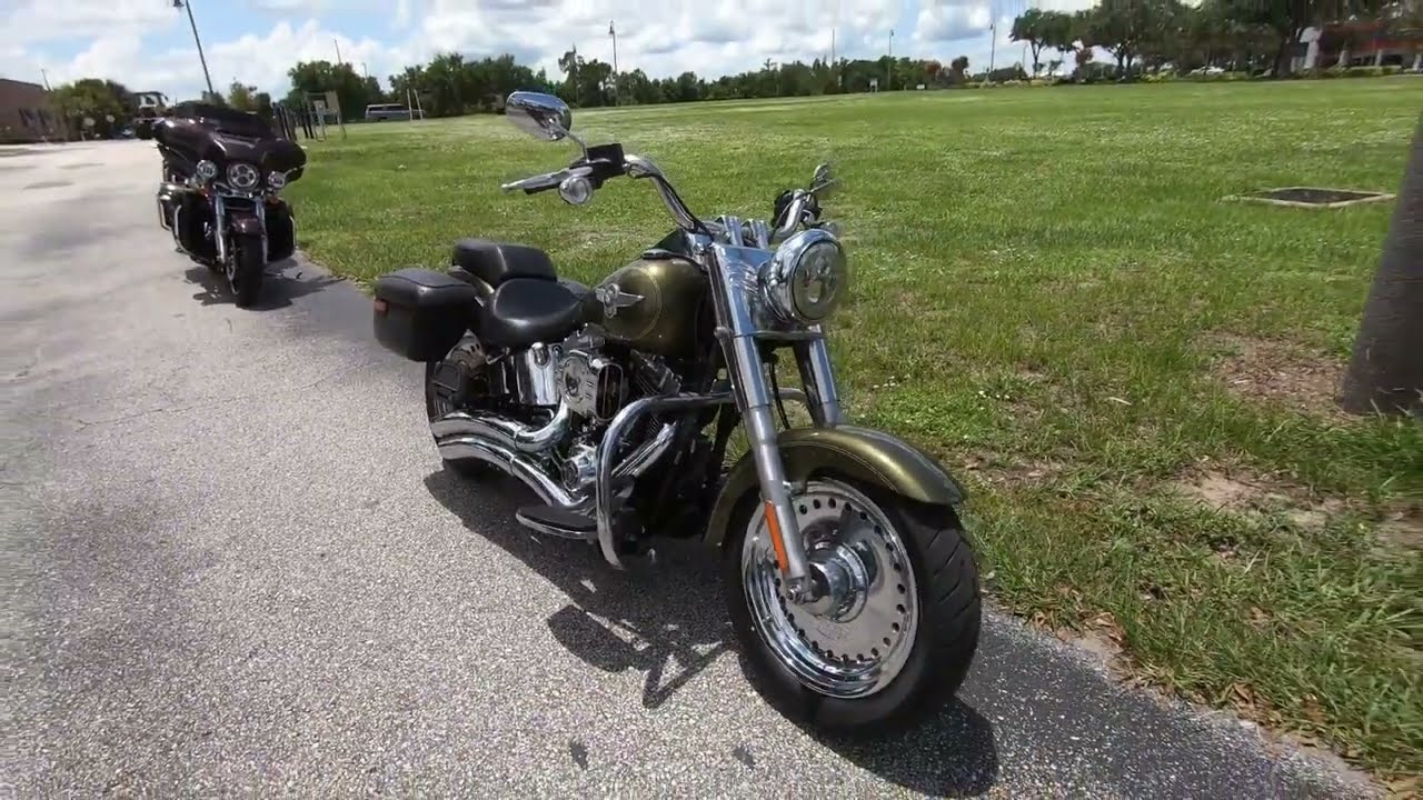Used 2017 Harley-Davidson Fat Boy FLSTF Motorcycle For Sale In Orlando, FL