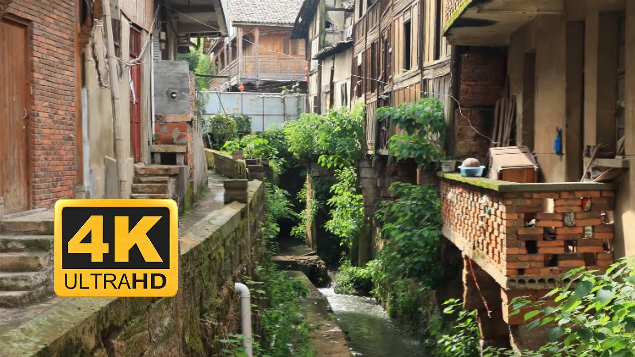 [4K HDR] Searching for ancient villages in China |  Hekou Ancient town| 中国千年古村落之旅 河口古镇 |