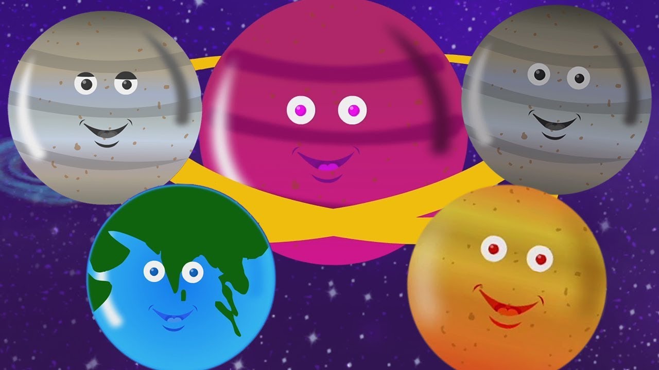 hành tinh ca khúc  hệ mặt trời tên hành tinh Kids Educational Video  Planets Song For Babies