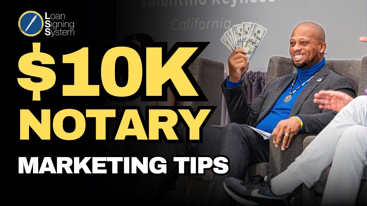 $10K Notary Signing Agent Marketing Tips (How to Get More Clients)