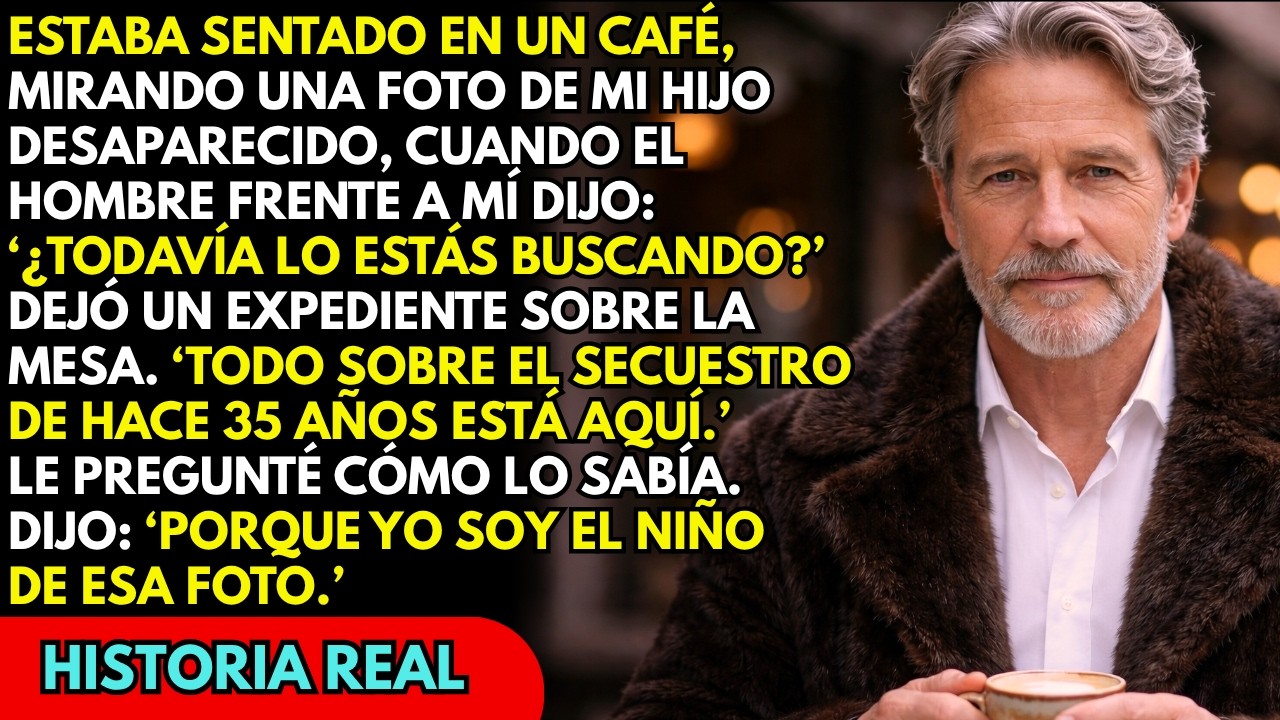 Un hombre me pregunt&oacute; por mi hijo desaparecido&hellip; y luego dijo: &ldquo;Soy el ni&ntilde;o de esa foto&rdquo;