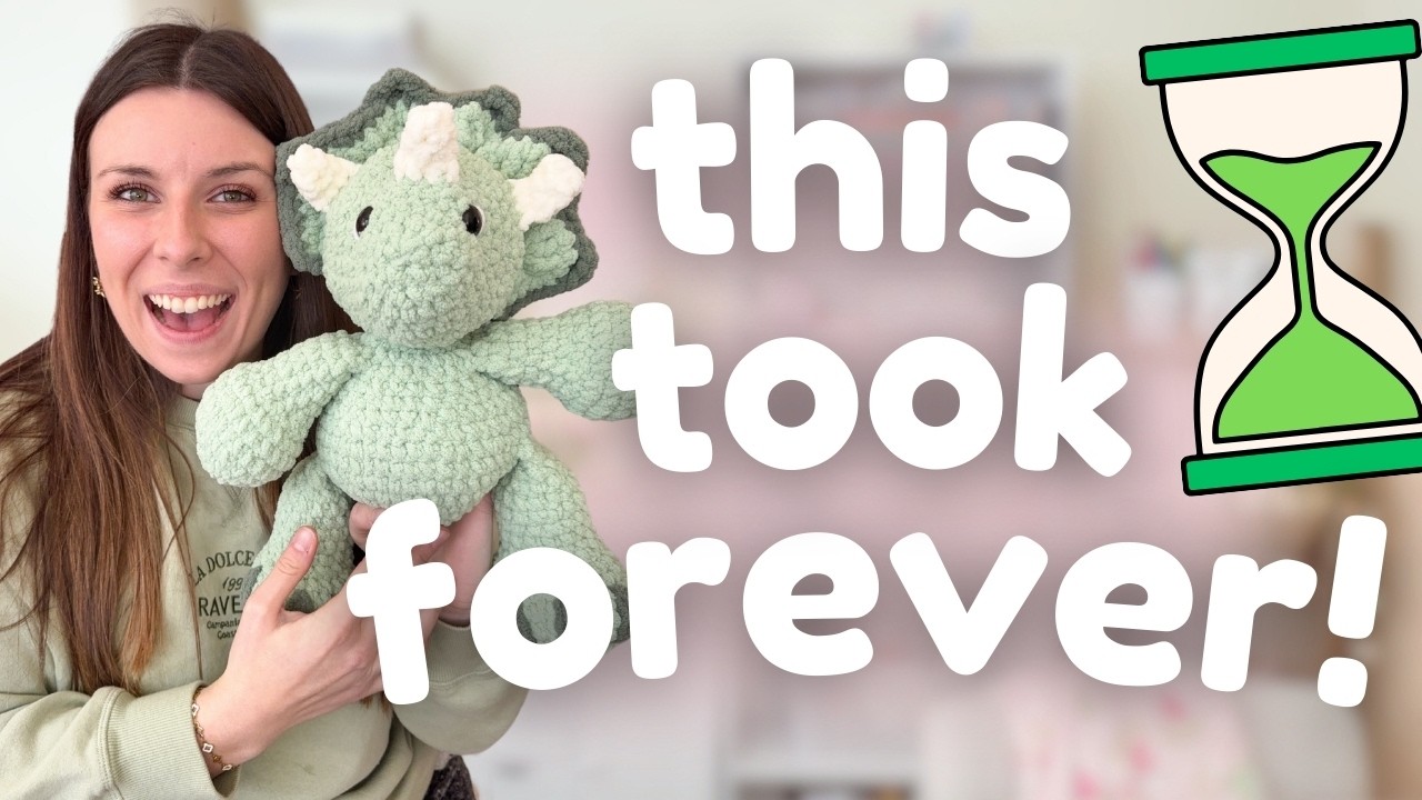 Crocheting My BIGGEST Plushie Yet?! Custom Orders, Pattern Designing & A Busy Week! 🐝