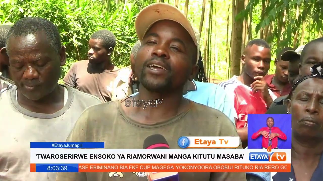 Manga residents excited after Douglas Bosire upgraded the state of Riamorwani water spring