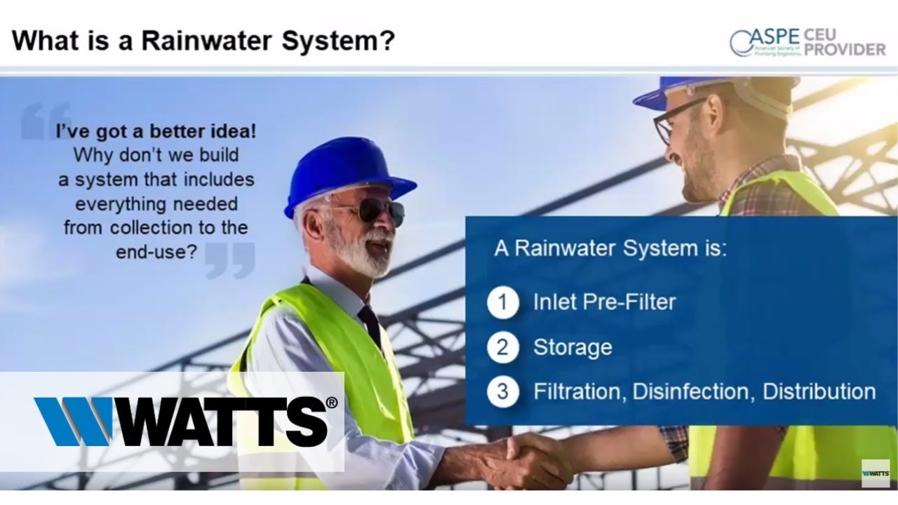 Commercial Rainwater Systems: Scale Driven Designs Webinar