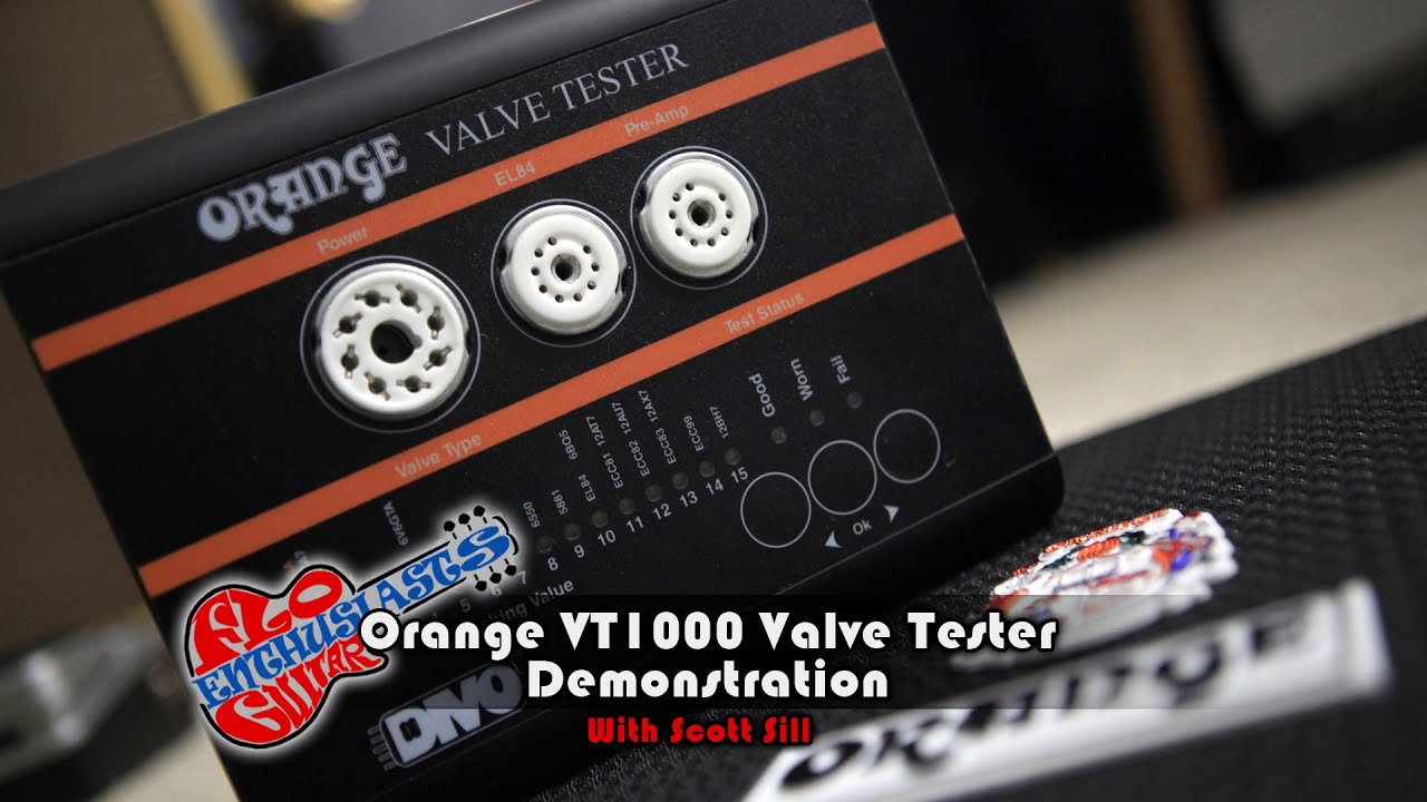 Orange VT1000 Valve Tester (Tube Tester) Demonstration by Scott Sill
