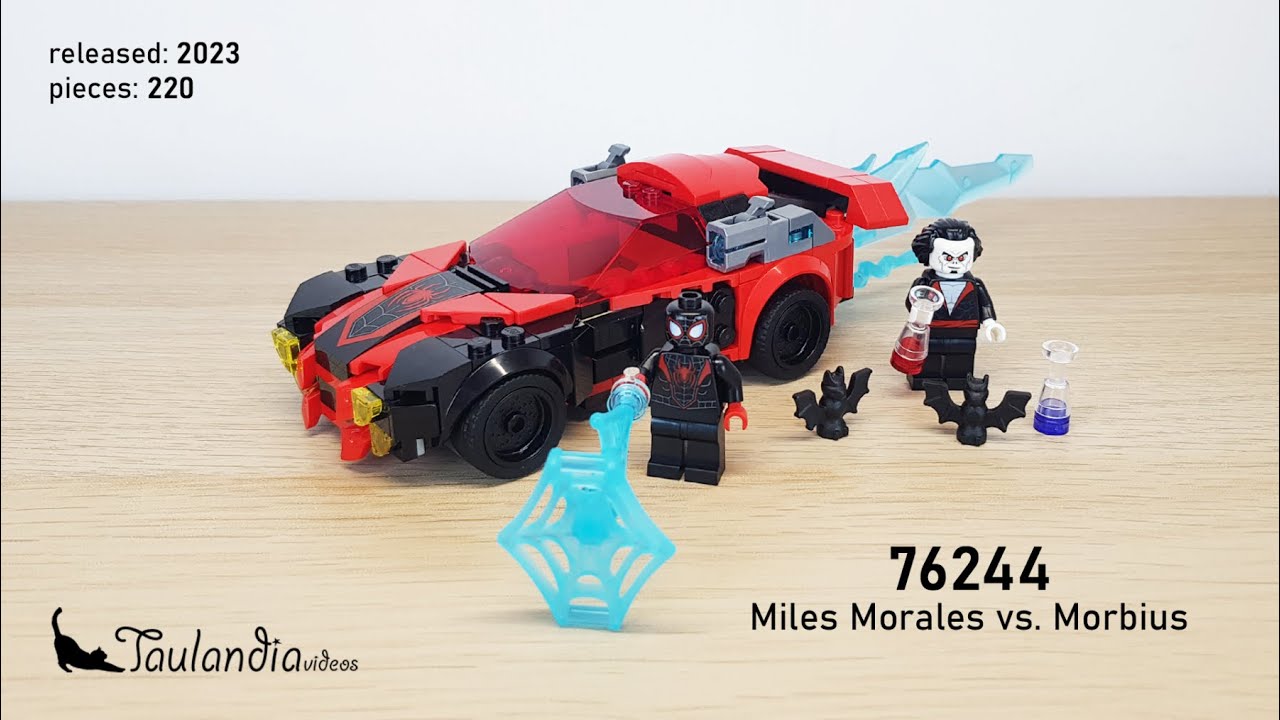LEGO Marvel Super Heroes 76244: Miles Morales vs. Morbius (2023) - Unboxing and speed building