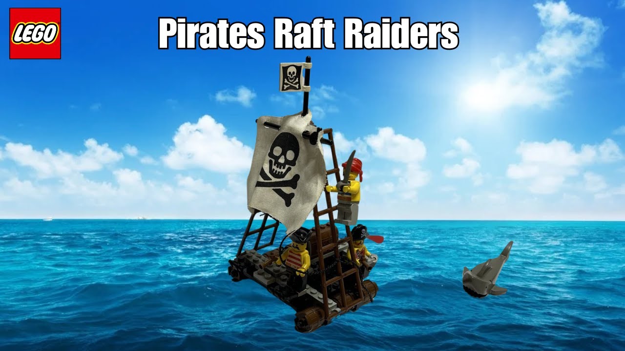 Lego Pirates Raft Raiders 6261 BUILD & Review