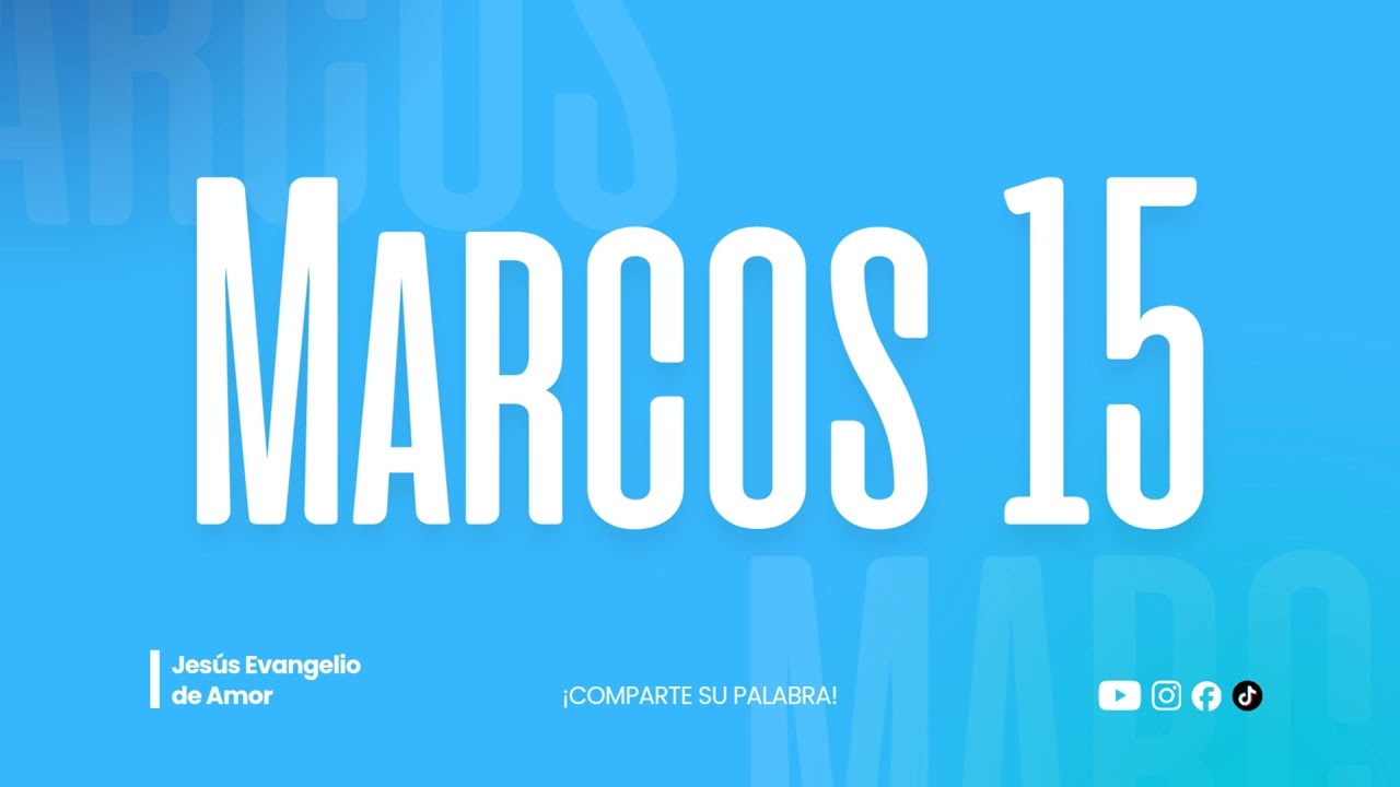 LIBRO DE MARCOS - CAPITULO 15 (Audio Biblia Versión NTV) #fe #evangelio #jesús #biblia