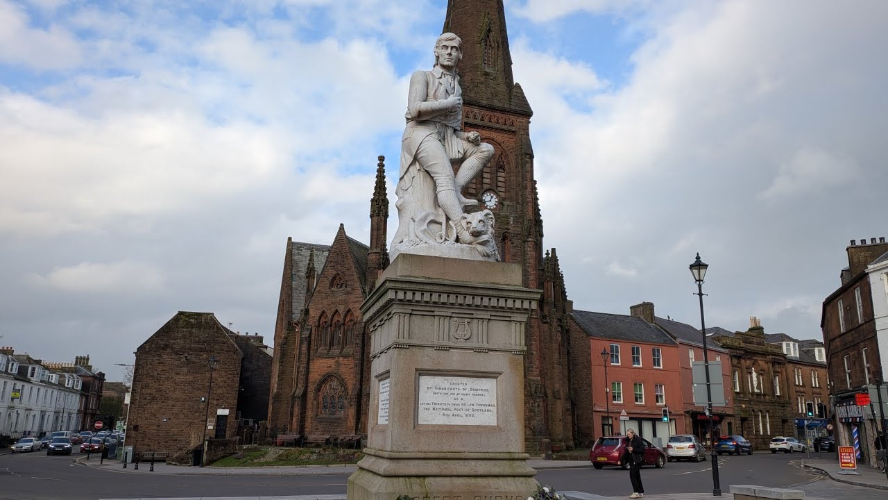 Paying respect to Robert Burns on his birthday in Dumfries 