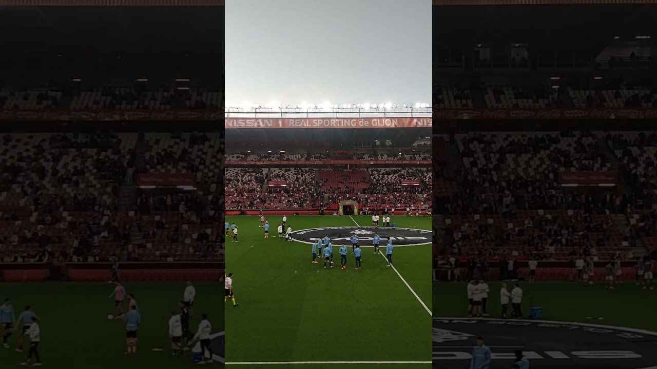 Sporting Gijon - Zaragoza #football #laliga2 #sportinggijon #realzaragoza #stadiumexperience