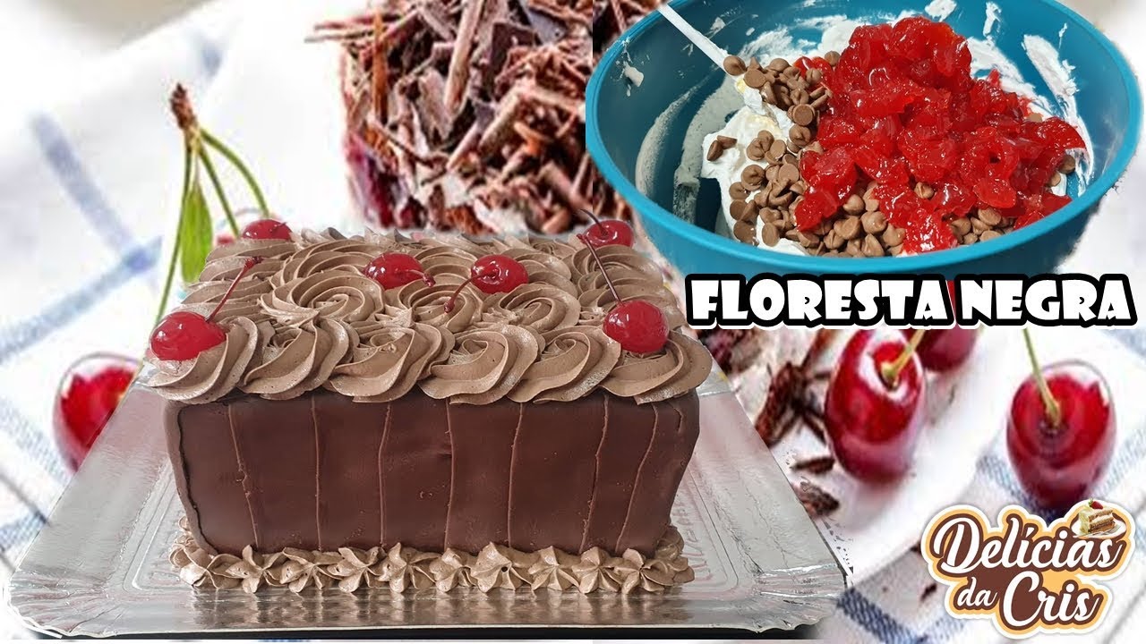BOLO FLORESTA NEGRA 🍰