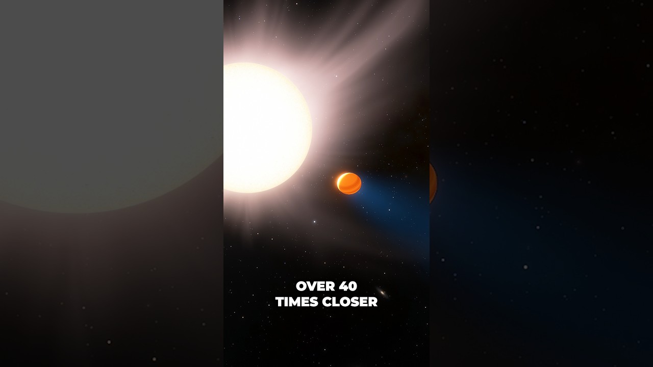 This planet (WASP-12b) orbits extremely close to its star. #space #universe #cosmos