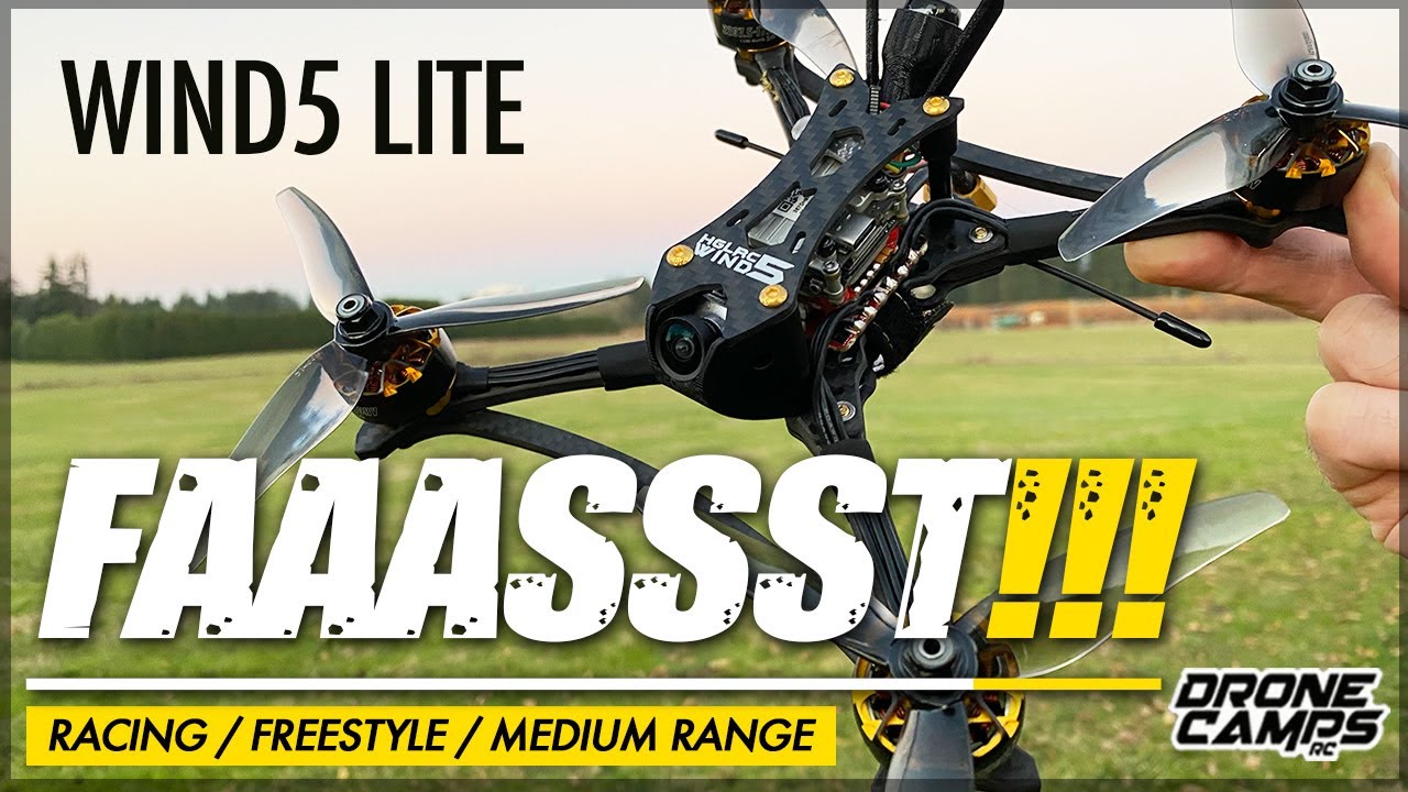 100MPH BEAST!!! - HGLRC WIND5 LITE Fpv Racing Drone - REVIEW & FLIGHTS 🏁