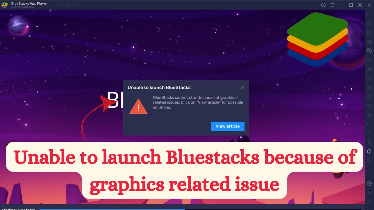 Fix BlueStacks Not Launching | Solve Graphics-Related Issues Easily! 🎮🚀