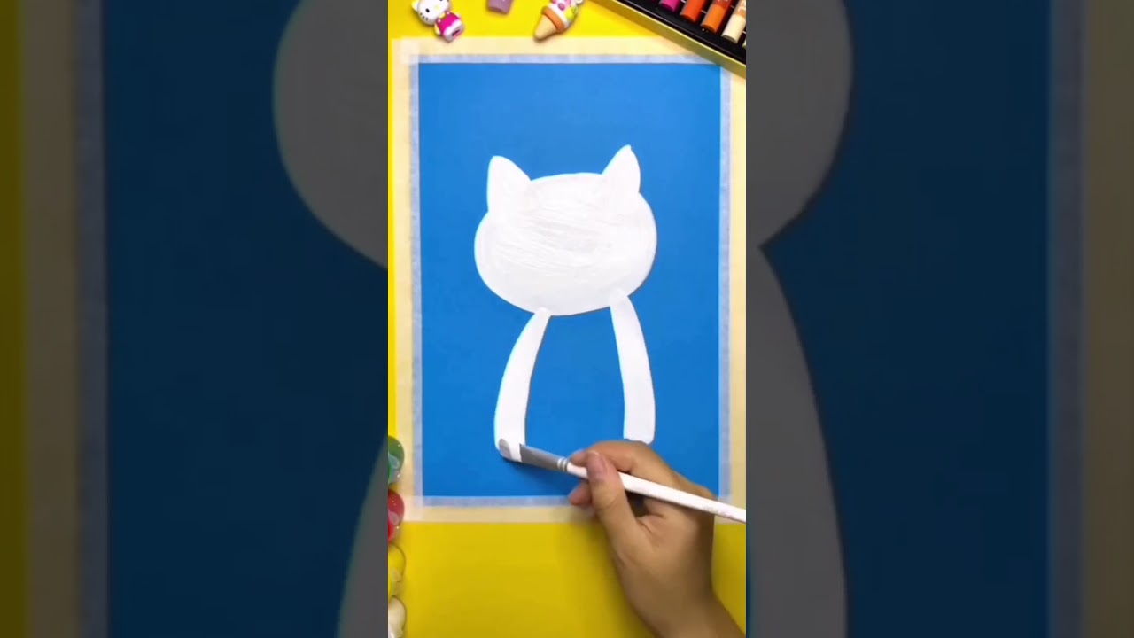 How to paint cat - Tutorial melukis kucing