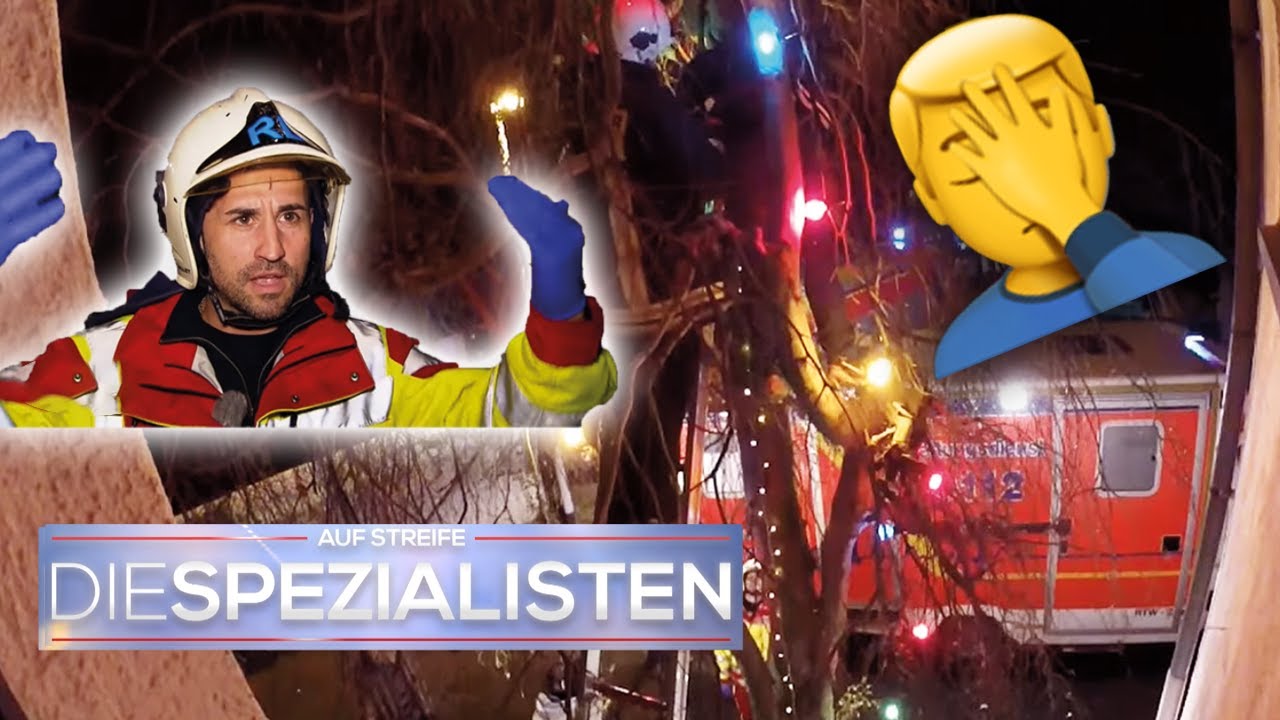 "Was macht er da?!" 🤦‍♂️ Junge KOPFÜBER in Weihnachtsbeleuchtung GEFANGEN | Die Spezialisten | SAT.1