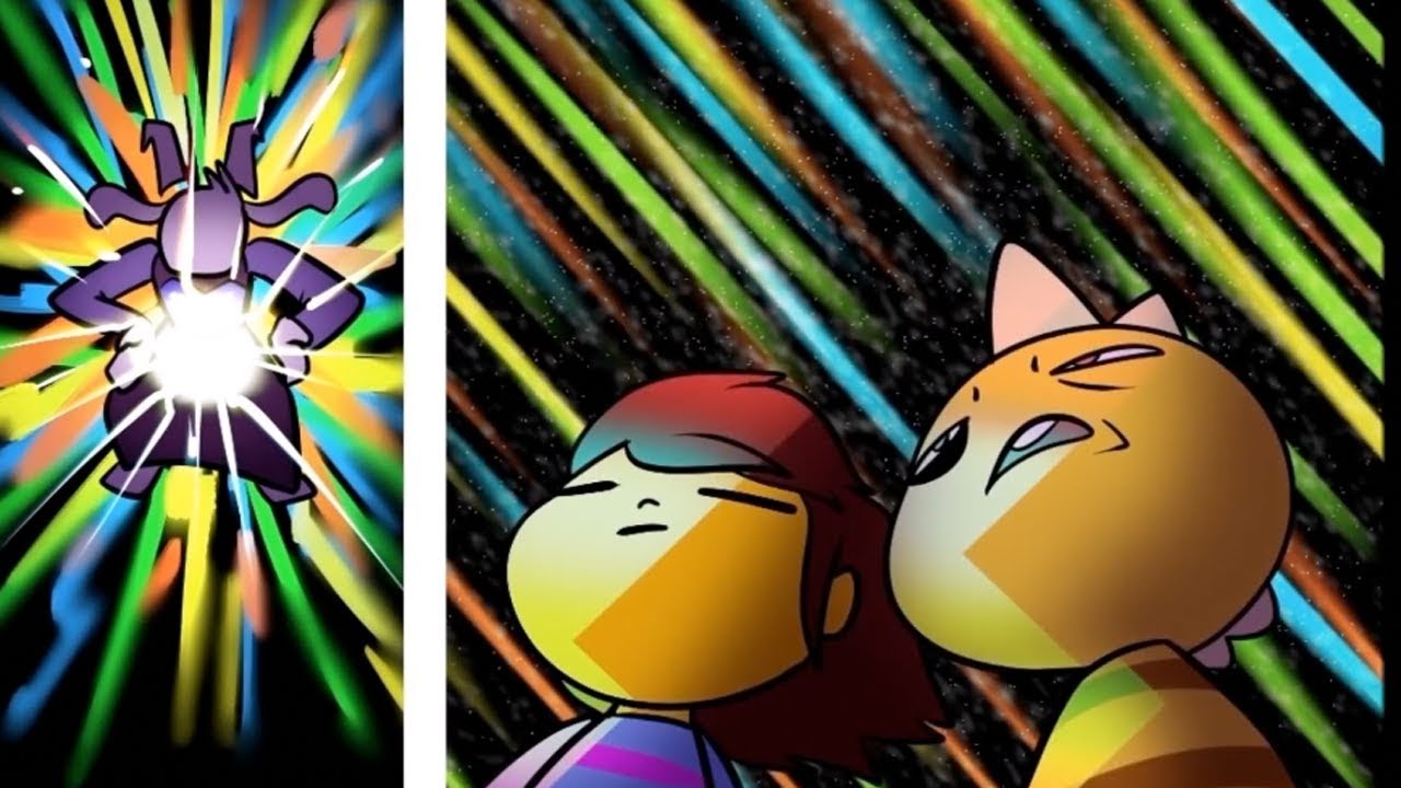 Asriel puts on a show for Frisk & Monster Kid. (Undertale Comic & Animation Dub Compilation)