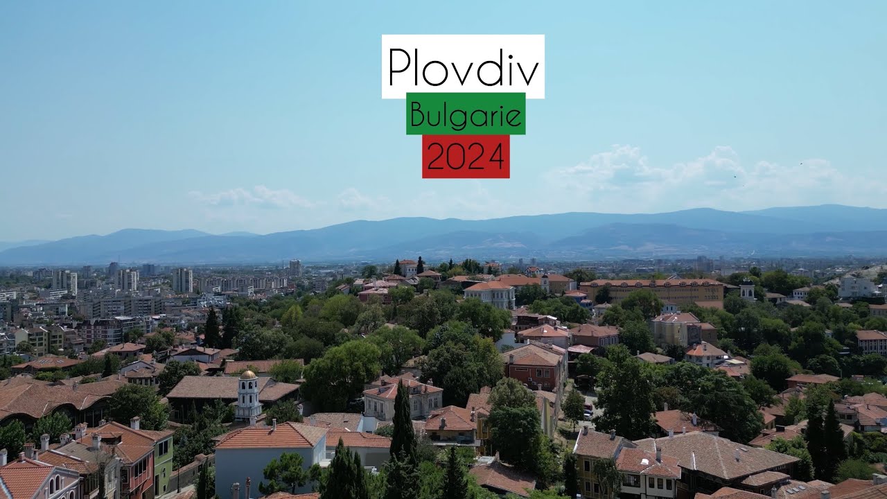 Plovdiv Bulgaria 🇧🇬 Drone 4K UHD 60fps 2024