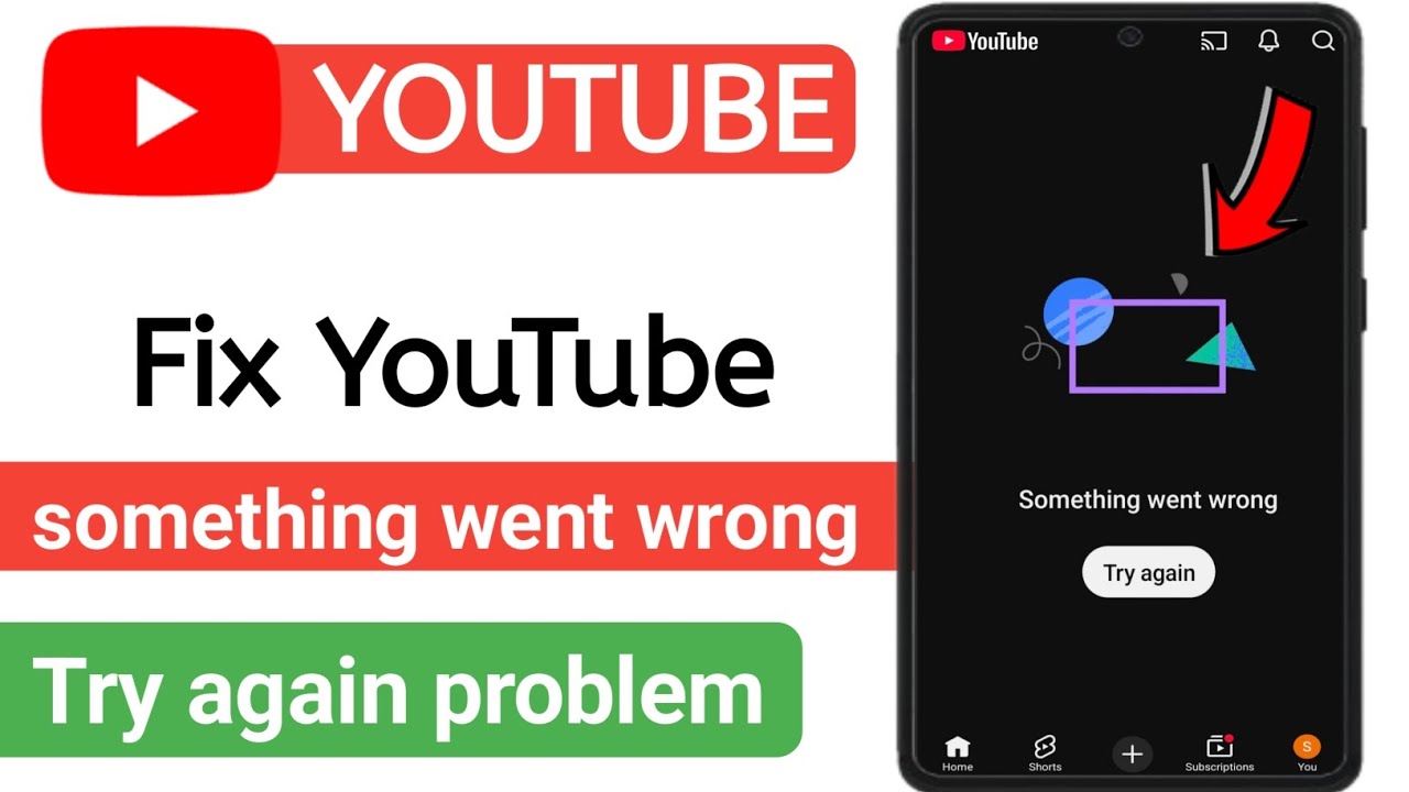 How To Fix YouTube “Something Went Wrong, Try Again” Problem (2026)