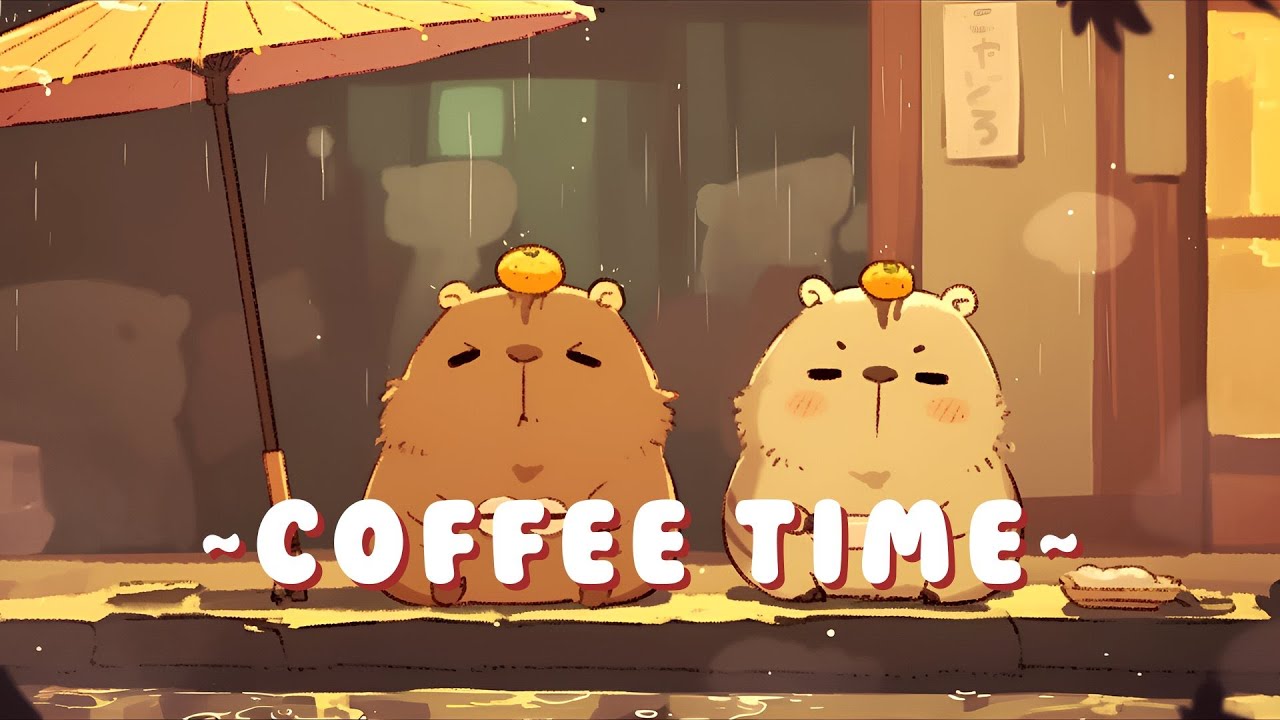 [60 Minutes] Capybara Lofi Radio - Cozy Beats for Relaxation ~ Calm Energy ~ 🦫 🎧 ✨ | Continuous Mix