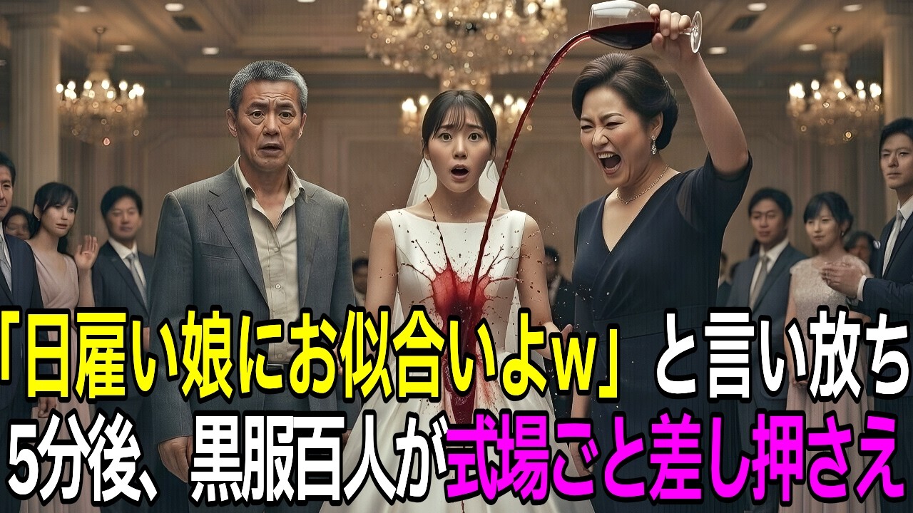 ヤクザの組長の娘と結婚→だらしない父が義母にキレた瞬間、全員が凍りついた内容: 全員、顔面蒼白…