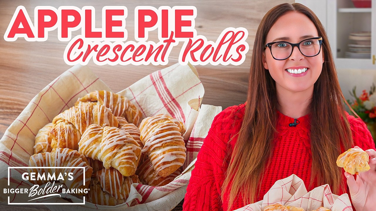How to Make Apple Pie Crescent Rolls Recipe with Vanilla Glaze