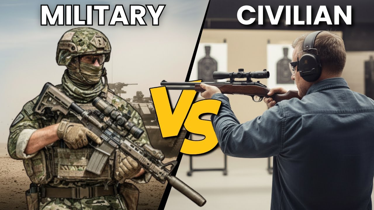 Военное и гражданское оружие &ndash; различия, о которых вы не знали.