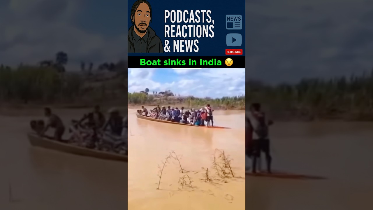 Boat SINKS in India 😧🇮🇳