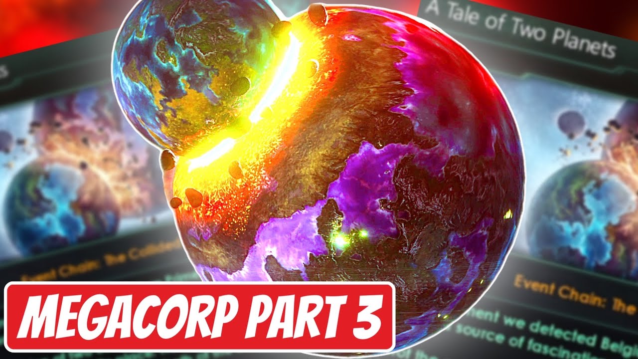 Stellaris! Collided Planets And WAR to Seize Assets!