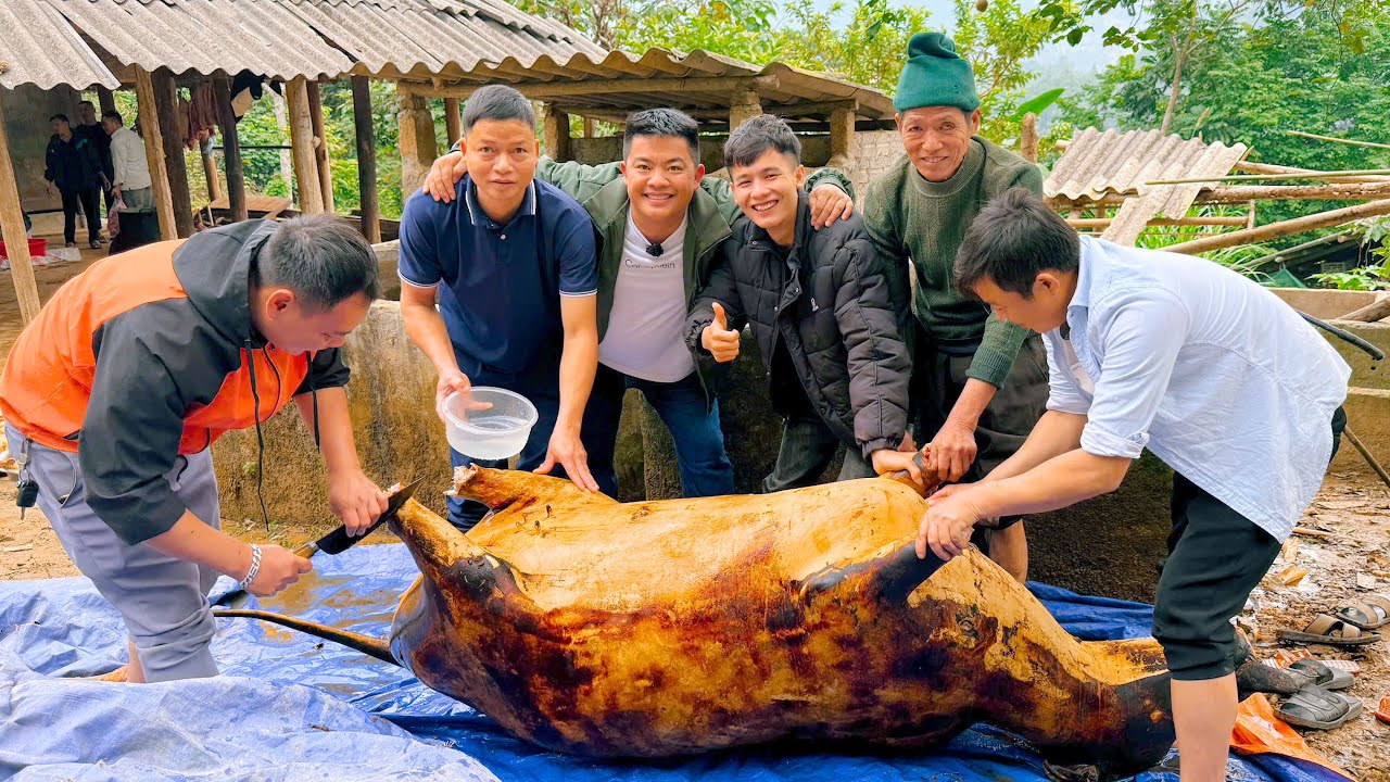 Unique Highland Wedding - Dao Marries Hmong with 1 COW and 5 PIGS Cooked into Amazing Dishes!
