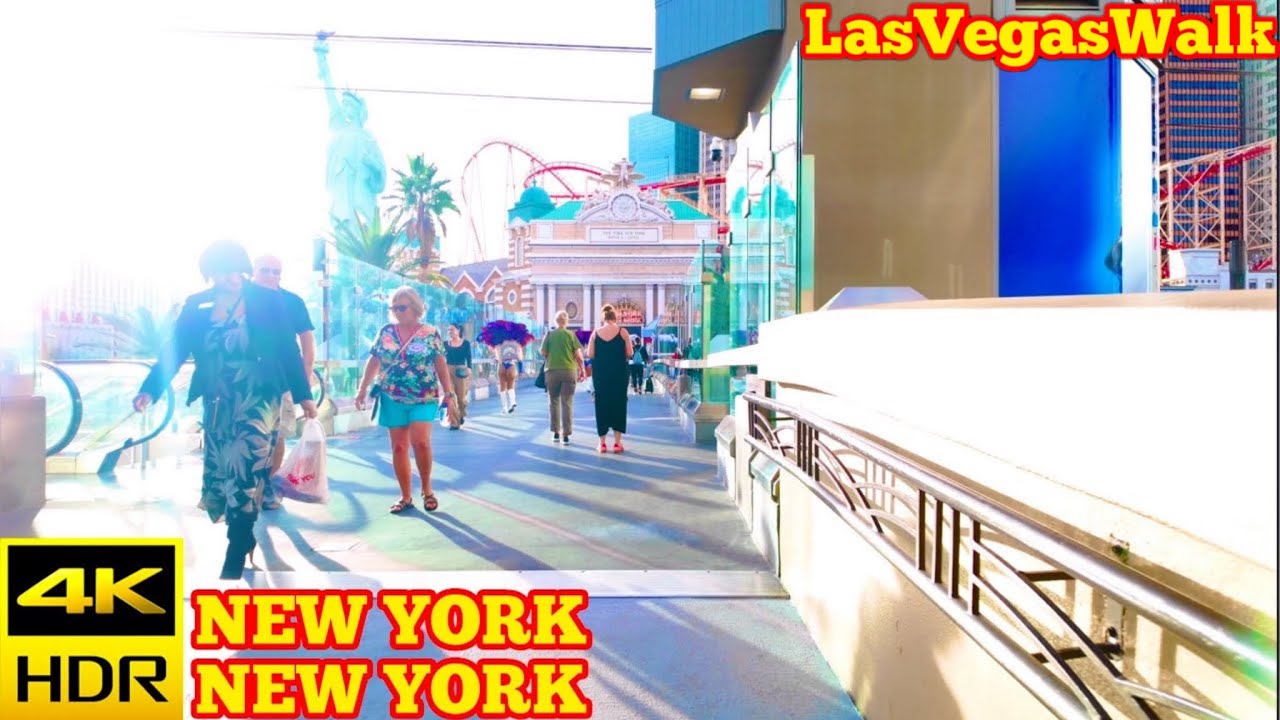 LasVegasWalk &bull; New York New York Hotel and Casino &bull; December 2025 (4K HDR)