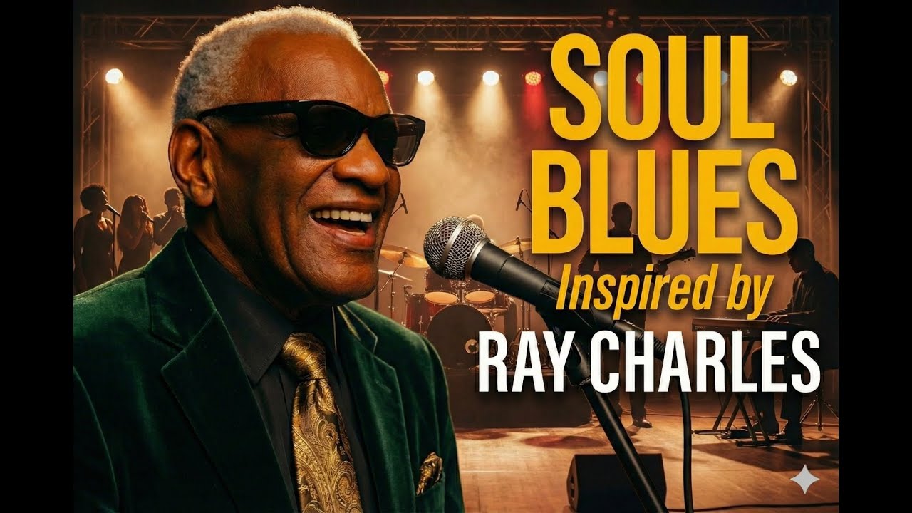 Ray Charles Inspired Originals 61 - SOULFUL BLUES MAGIC ✨ – Let the Night Lean In