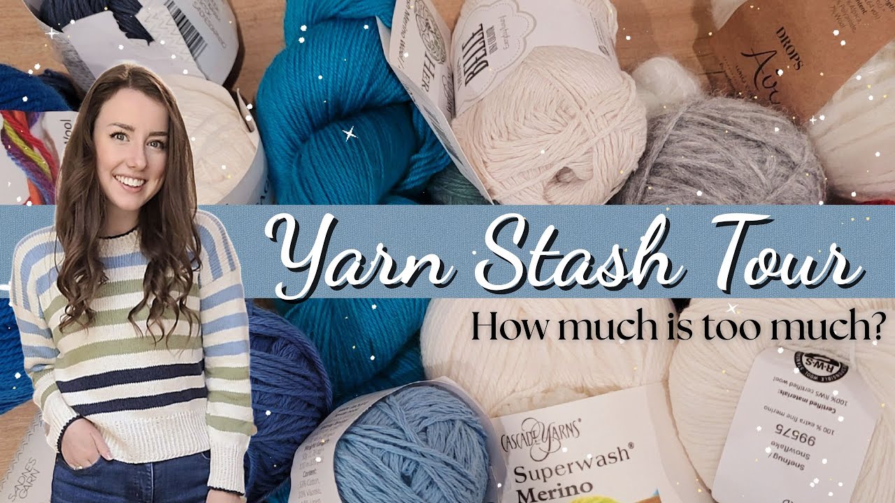 Rosie's yarn stash tour! How much is too much?!? -  Knitting Podcast Extra Video