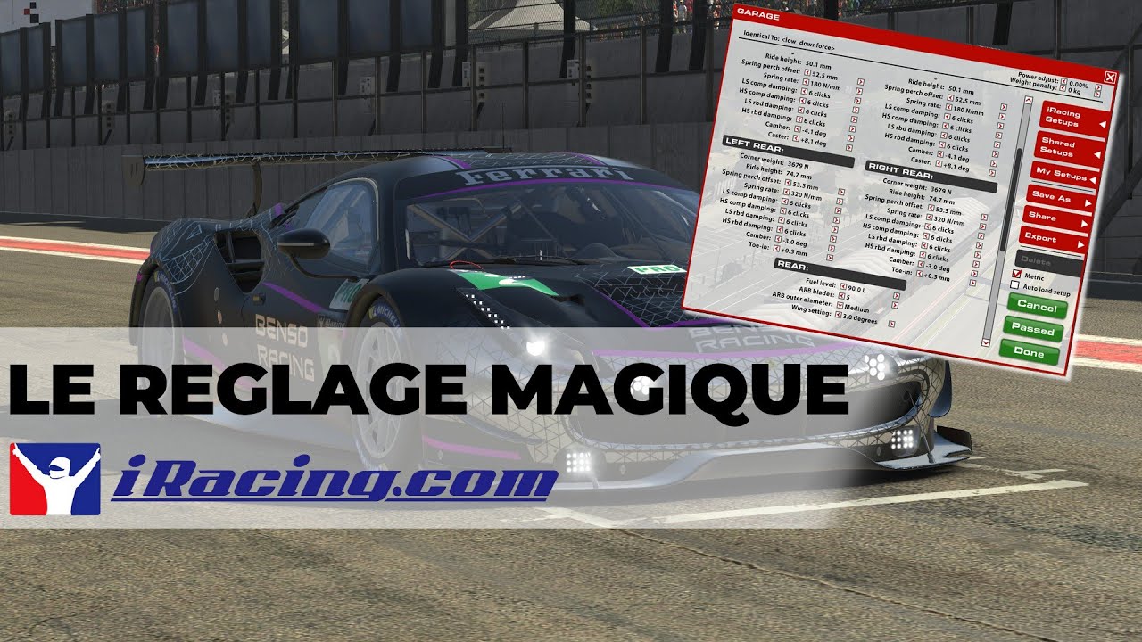 iRacing | Un Réglage ULTRA efficace & simple ! SETUP