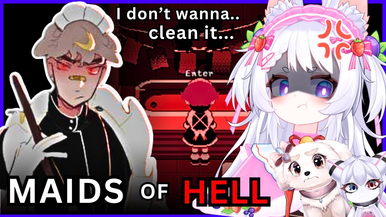REBEL MAID -?! | ONE HELL OF A MAID | ❤️Live With (AI) Sprinkles [EN Vtuber] #indie #horror #maids