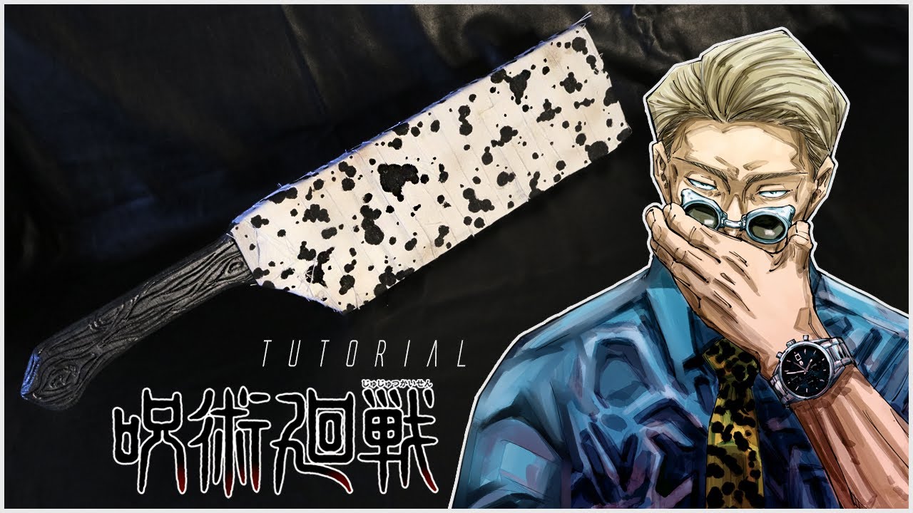 Tutorial Cómo hacer el arma de Kento Nanami Jujutsu Kaisen | 💥呪術廻戦 💥| Patrones GRATIS - Fácil