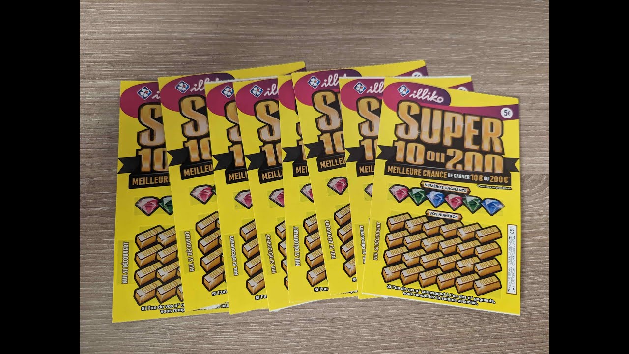 🍀🤞 jeu de grattage FDJ 🤞🍀 objectif 2 X 200 euros au super 10 ou 200 chapitre 12 😱😱😱