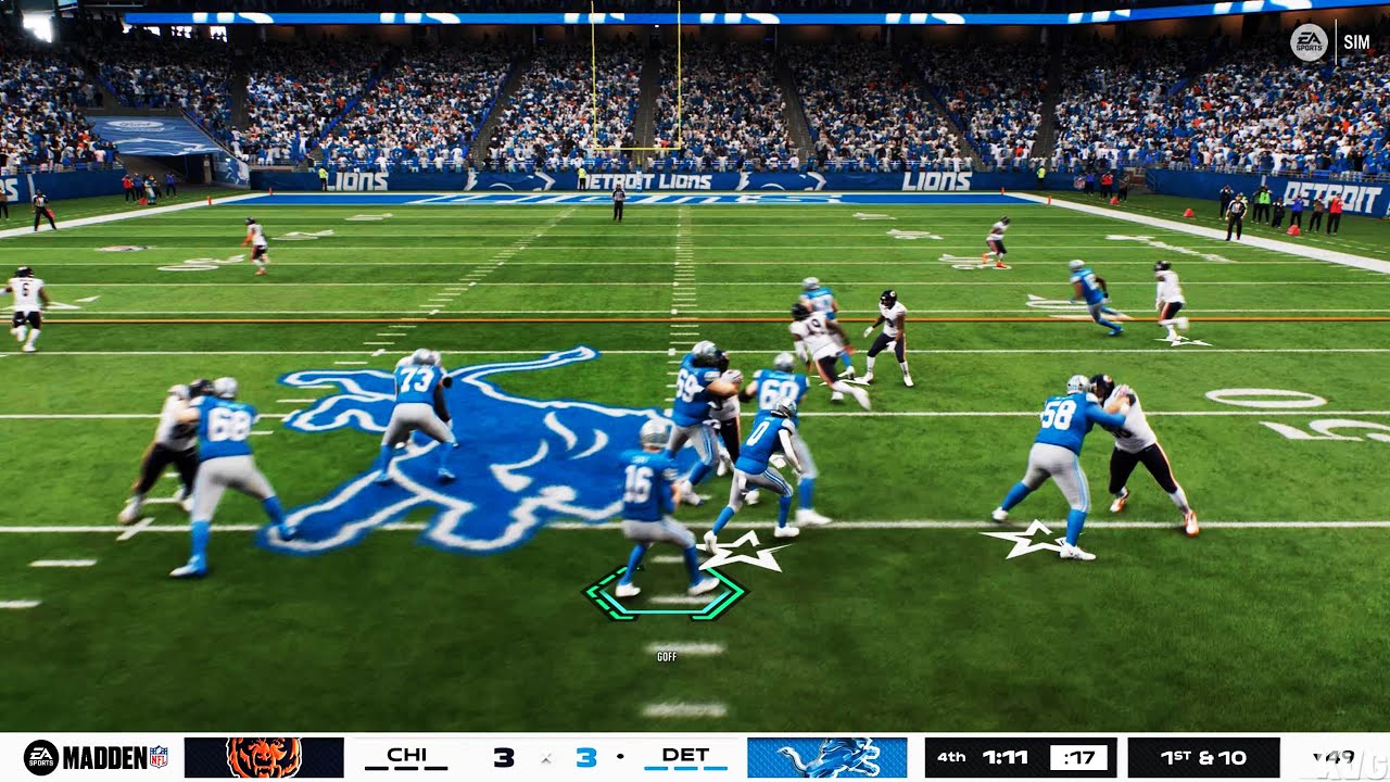 Madden NFL 26 - Chicago Bears vs Detroit Lions - Gameplay (PS5 UHD) [4K60FPS]