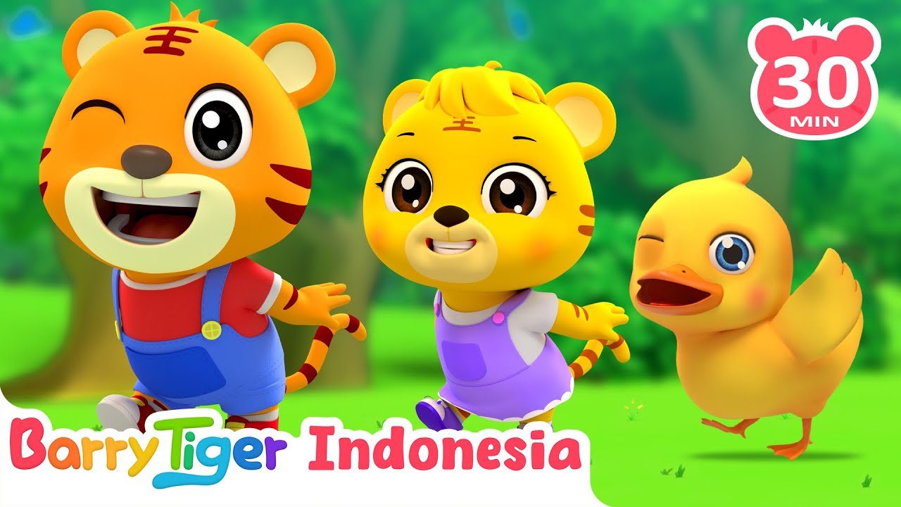 Gerak Seperti Hewan! 🐒 Lagu Anak untuk Latihan Motorik | Lagu Hewan & Lagu Anak | BarryTiger