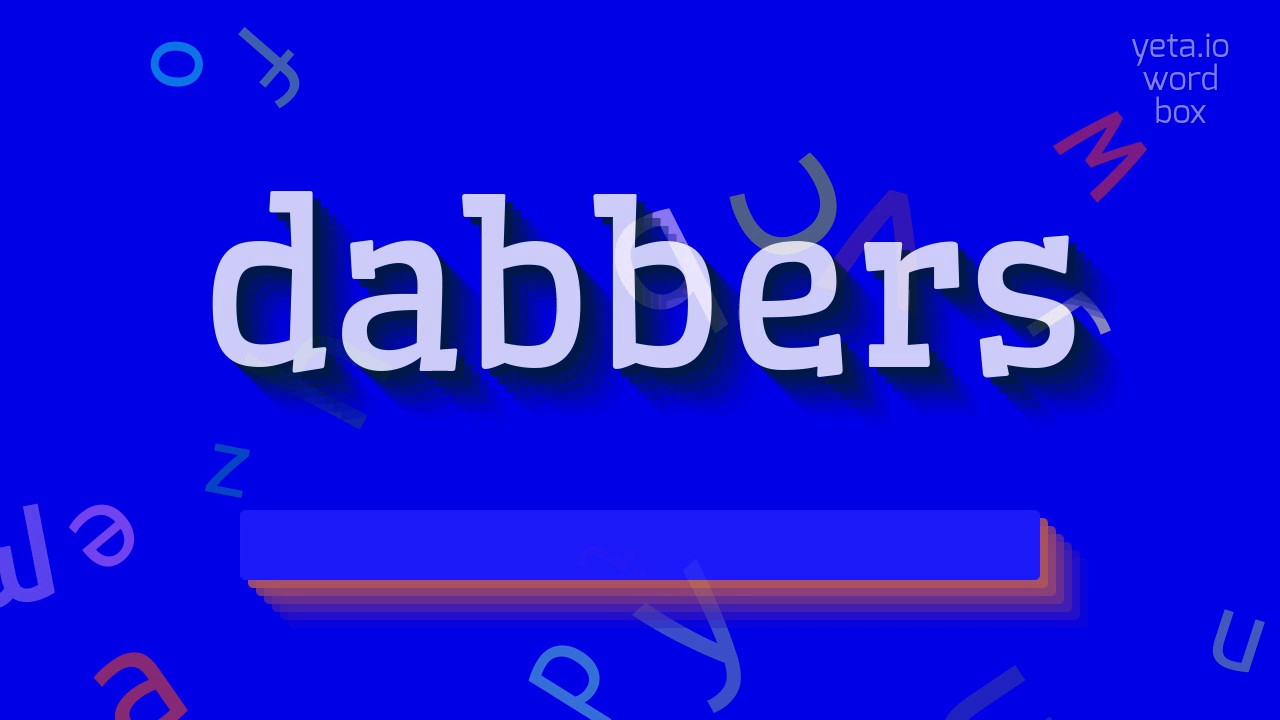 ДАББЕРС &ndash; КАК ЭТО ПРОИЗНОШАЕТСЯ?  #дабберс (DABBERS - HOW TO PRONOUNCE IT? #dabbers)