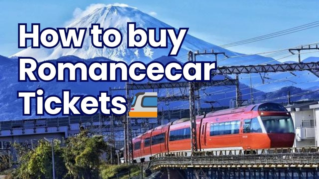 How to buy romancecar tickets on Odakyu line?🚈